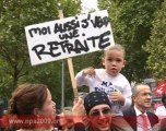 Paris 23/09 Manifestation pour la défense de nos retraites
