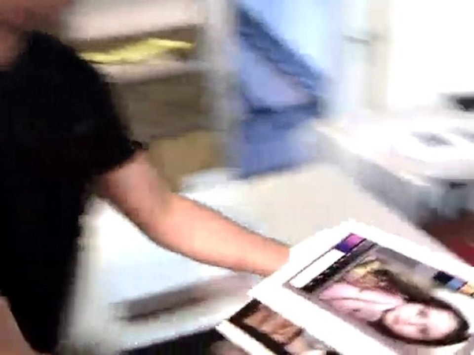 Fabrication livre Etape 03 - Reliure des pages