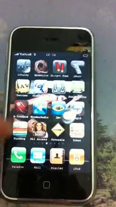 iPhone paramparça