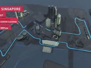 UP24.TV Mit Sebastian Vettel über die F1-Strecke von Singapu