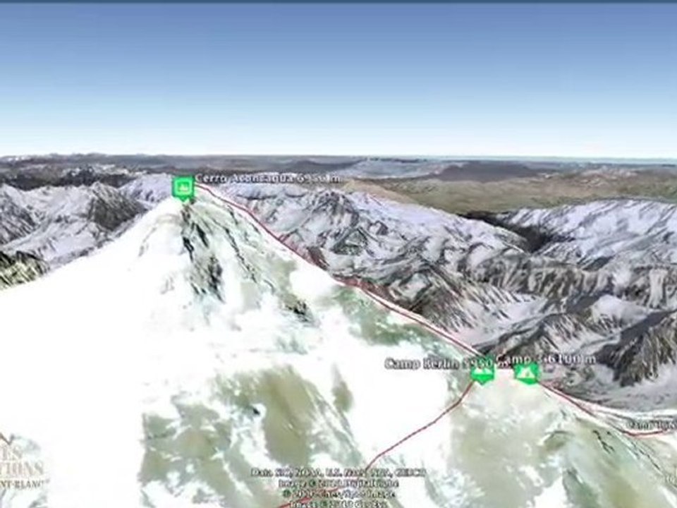 La traversée de l'Aconcagua en 3D