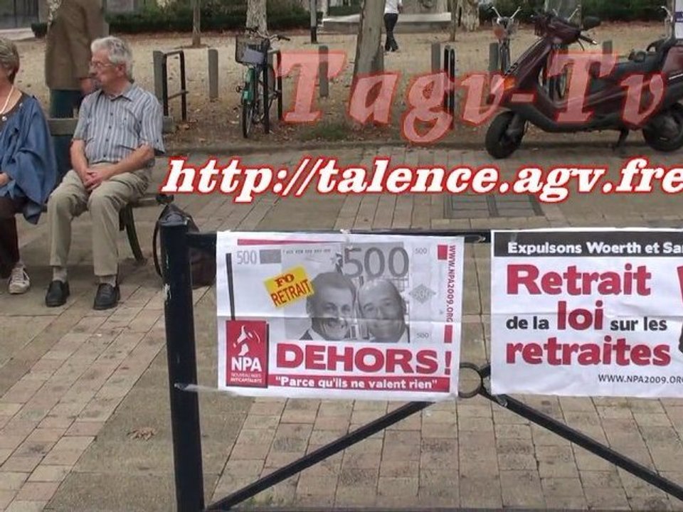 Manif Retraites Bordeaux (NPA le 23.09.10)
