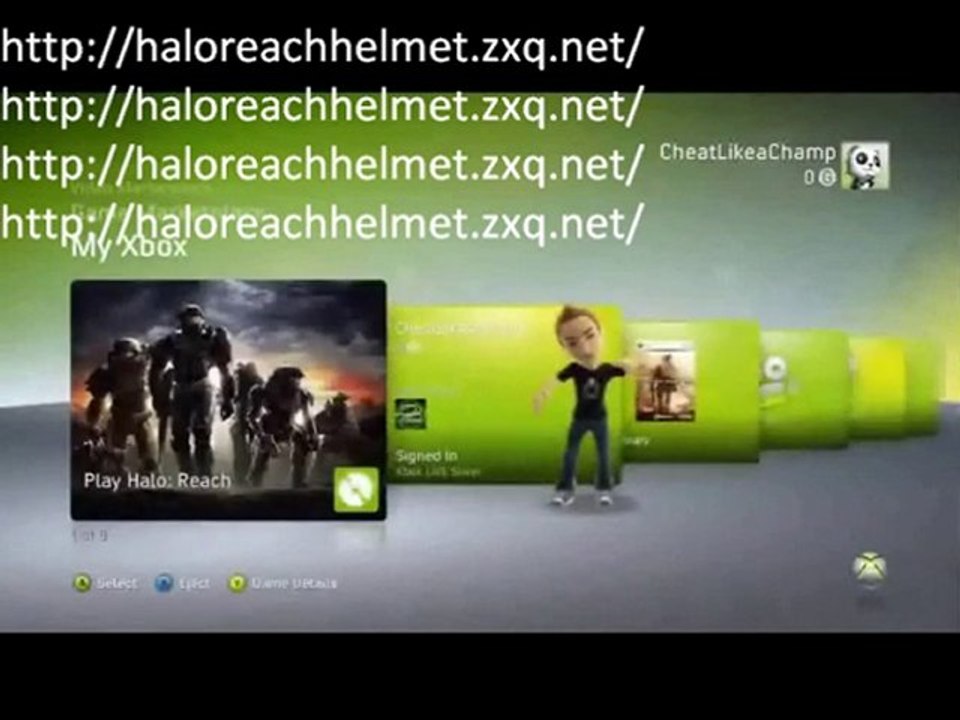 How to get a free Halo Reach Flaming Helmet tutorial