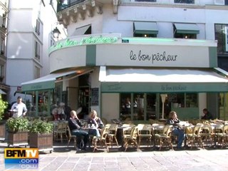 Des bâches de café indésirables à Paris