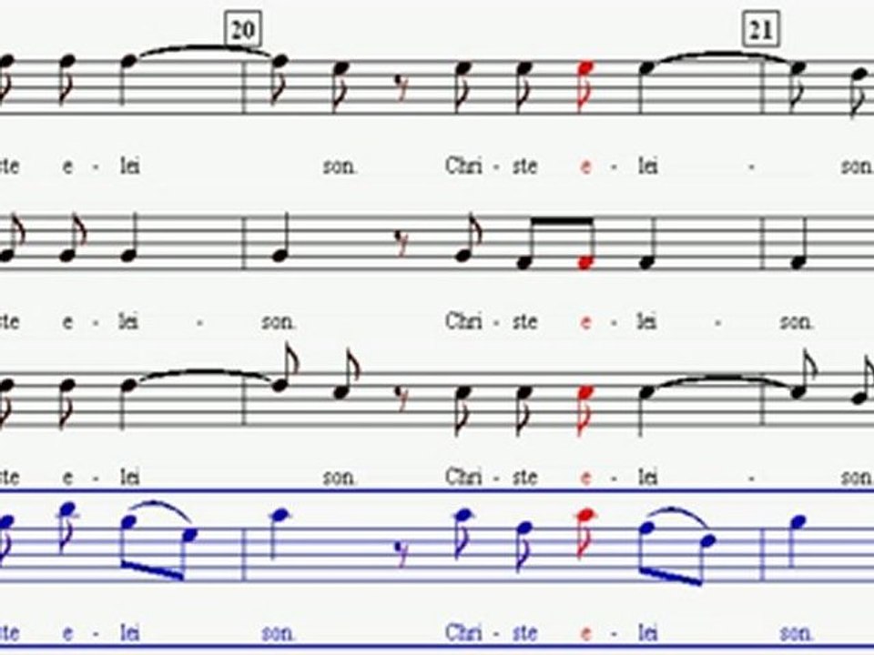 Kyrié Missa Sancti Gabrielis (M HAYDN) Basse