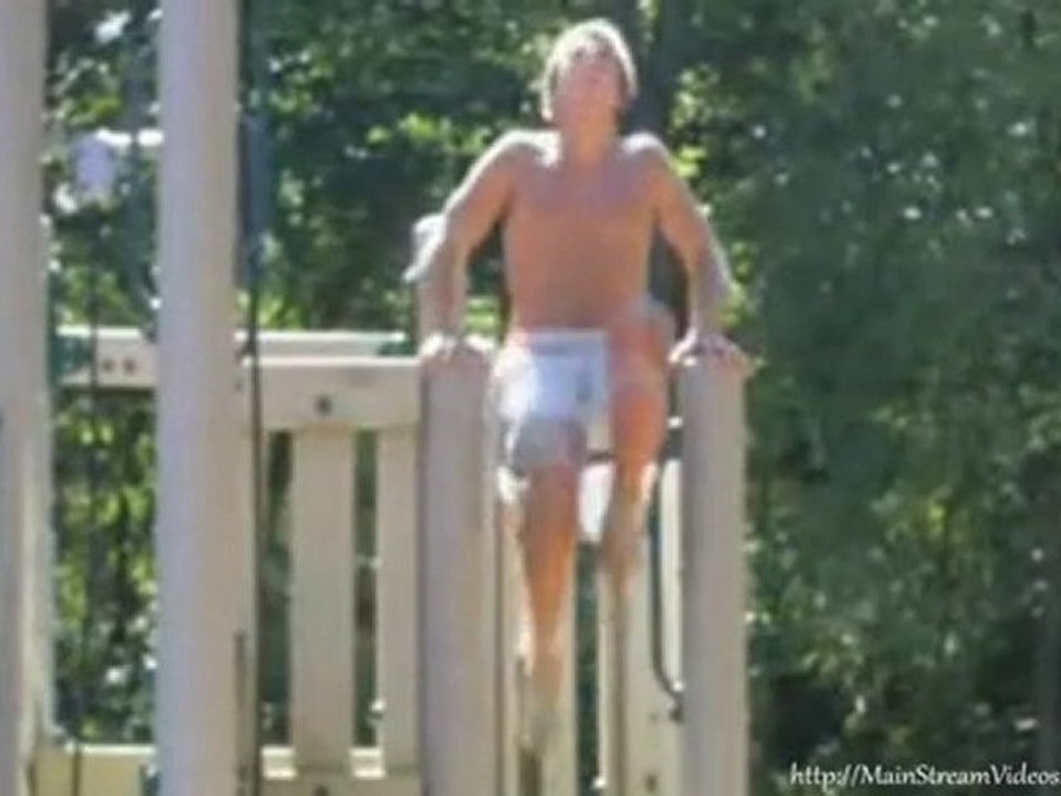 Swing Set Backflip Fail Nutshot
