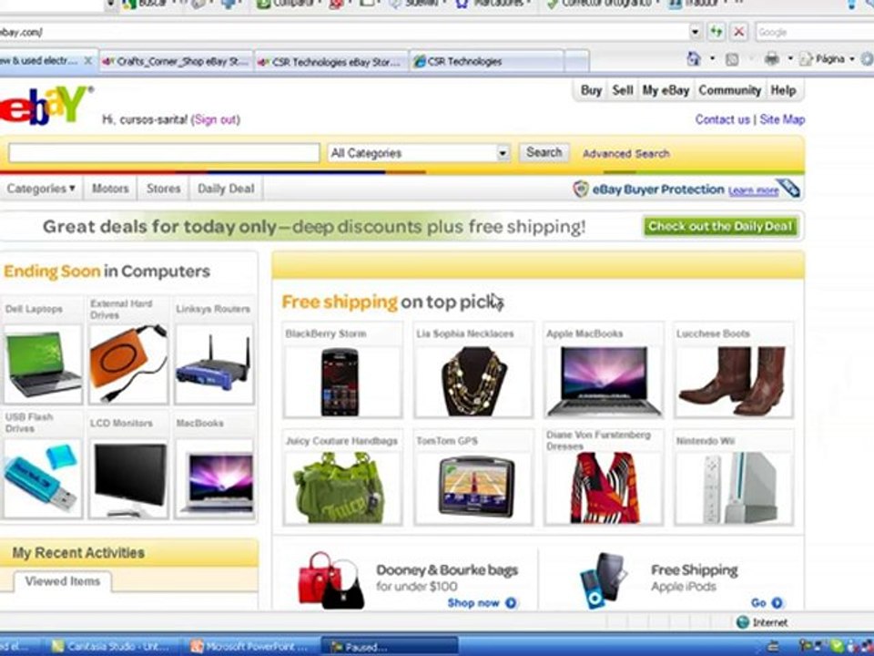 Mepage eBay Cómo Crear  una Mepage Como hacer negocios por i