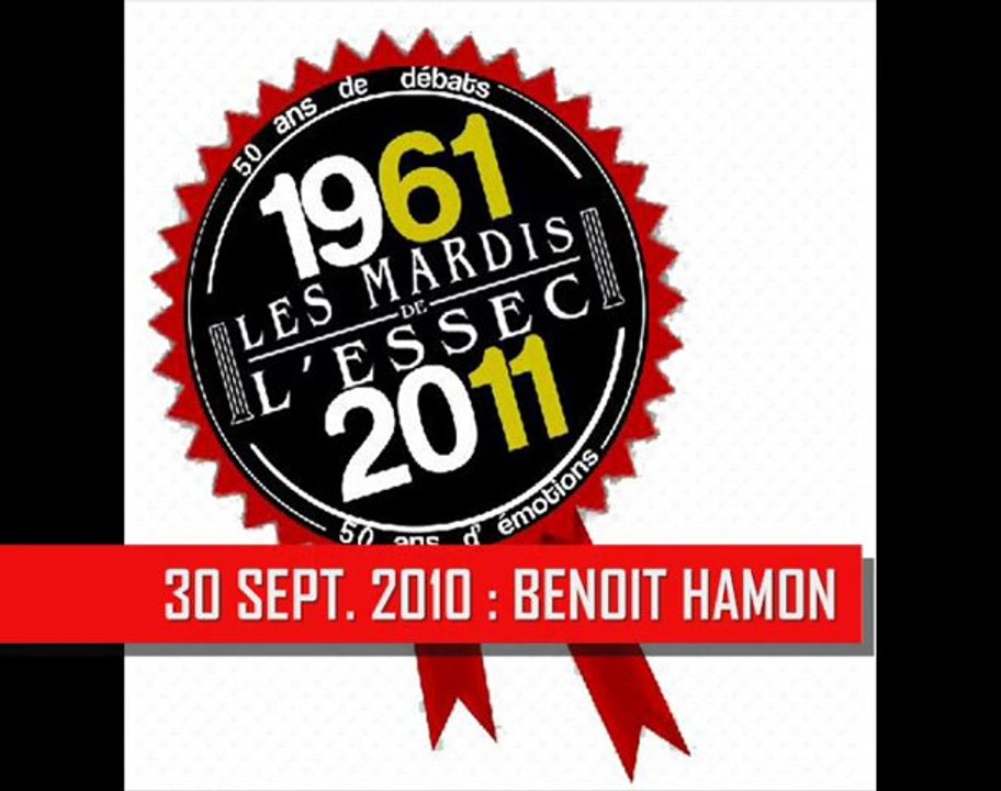 Benoit Hamon aux Mardis de l'ESSEC (teaser)
