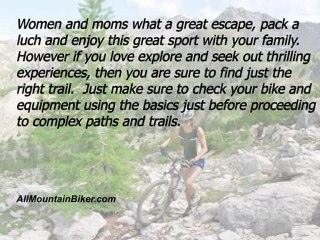 Mountain Biking:  Not Just a Teenager's Activity