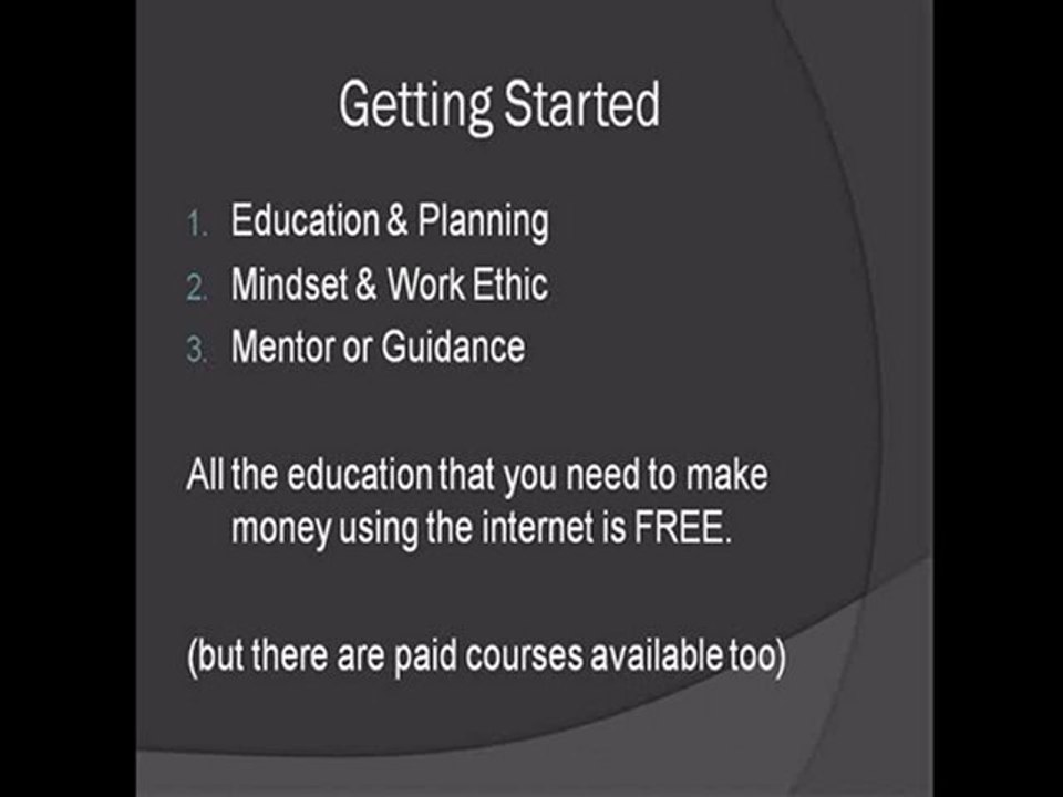 How to make money using the Internet