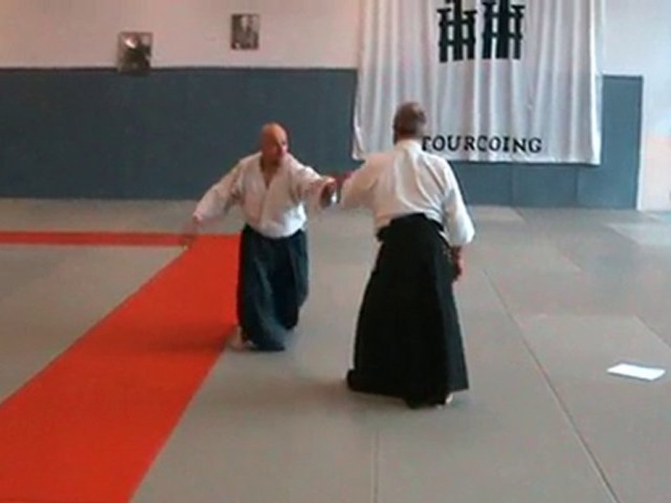 Aikido CTAM - Ai Hanmi Katate Dori - IKKYO ura