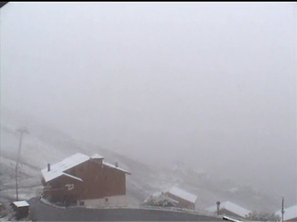 neige aux menuires le 25 sept 10