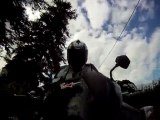 petit tour avec le z750 camera gopro hd
