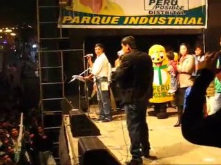 Cierre de campaña de Marcos Espinoza