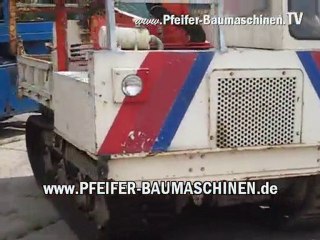 Dumper Chains MOROOKA MST 600 com guindaste PALFINGER