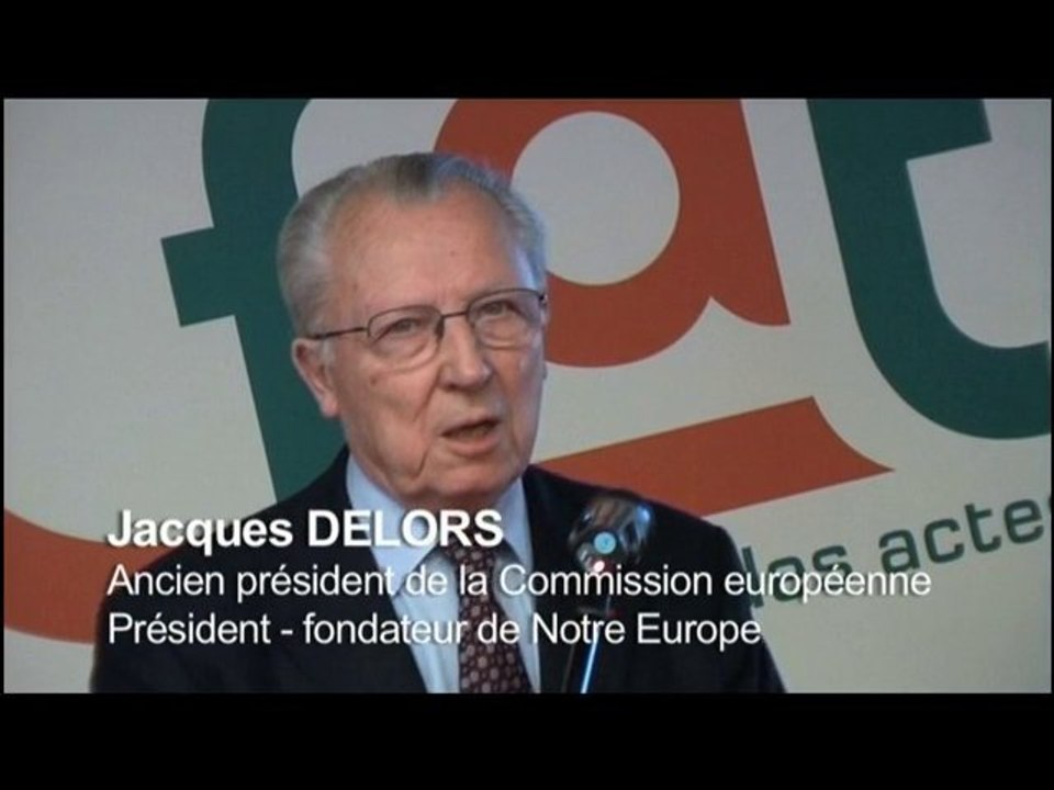 Exposition CFDT Regeneration 2010 Itv de Jacques Delors