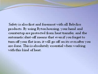 Babyliss Hair Straightener