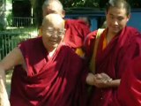 Vénérable Tenga Rinpoché à Kagyu Dzong, juillet 2010