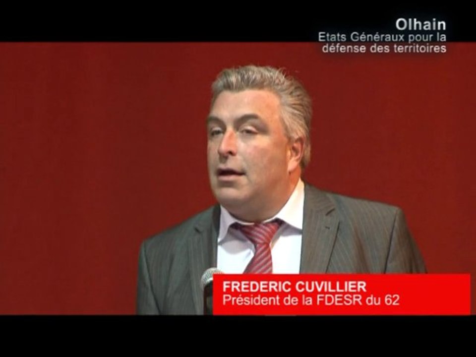 DEFENSE DES TERRITOIRES : FREDERIC CUVILLIER