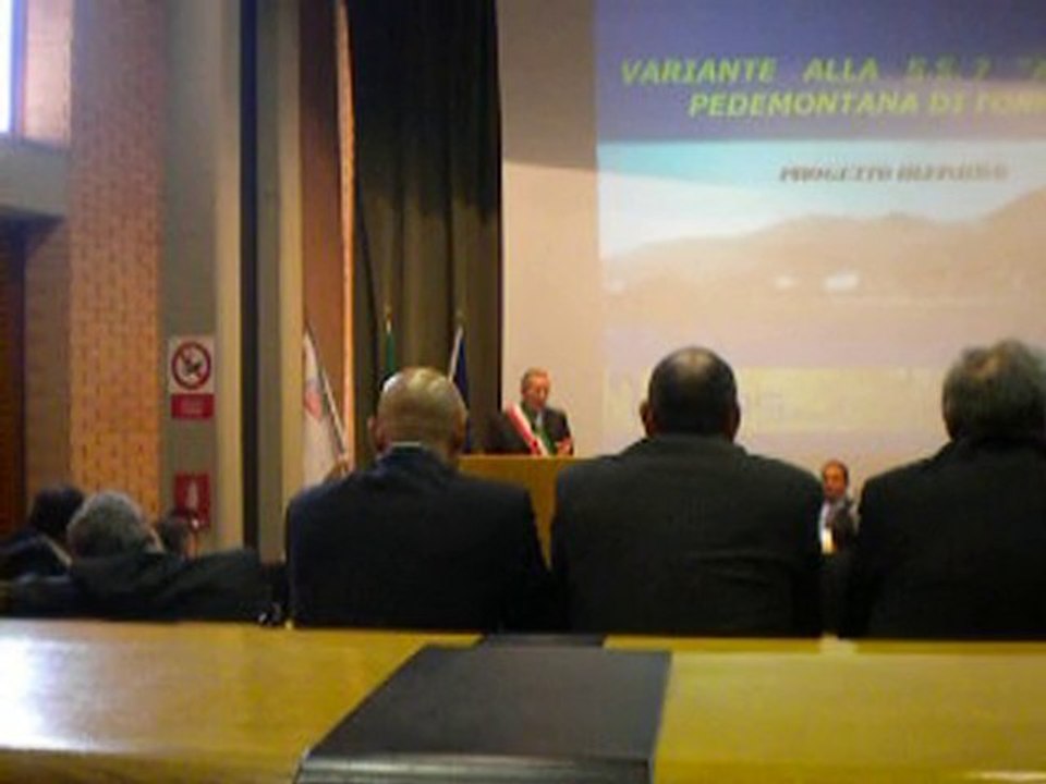 Michele Forte interviene nell'incontro con la Polverini