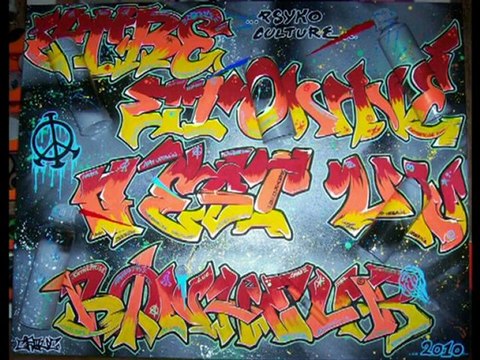 Graffitis Croug-Psyko Culture (Paris-Malakoff-Espagne-Etc..)