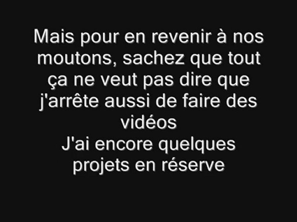 Annonce spéciale !!!