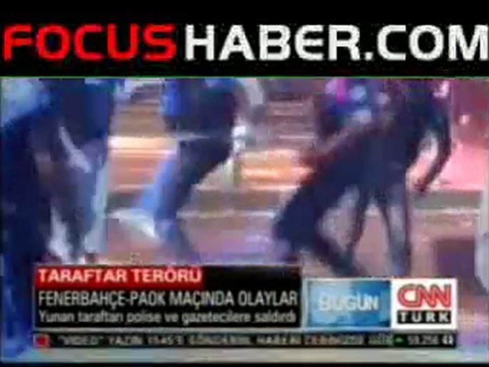 PAOK taraftarı terör estirdi