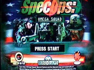 First Level - Only - Spec Ops 2 : Omega Squad - Dreamcast