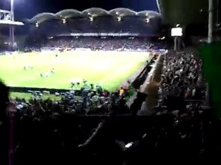 ambiance fin de match Lyon Sainté