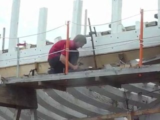 Pose provisoire bordé Bd sous préceinte Biche 17 sept 2010