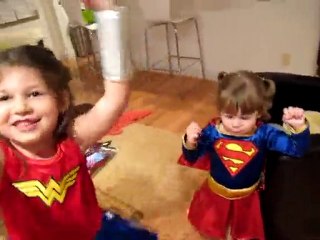 Wonder Woman and Super Girl