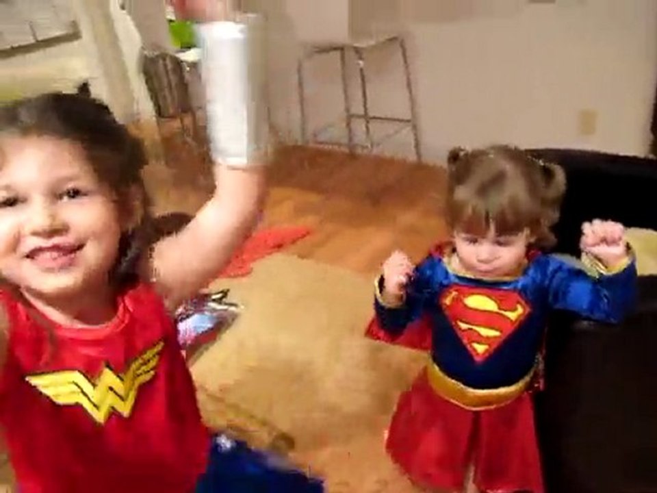 Wonder Woman and Super Girl