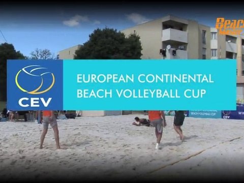 European Continental Beach Volley Cup à Montpellier JOUR 1