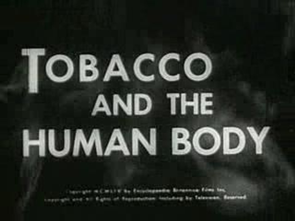 Tobacco and the human body 1954