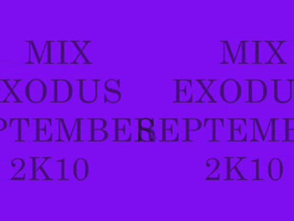 MIX REGGAE EXODUS 2010