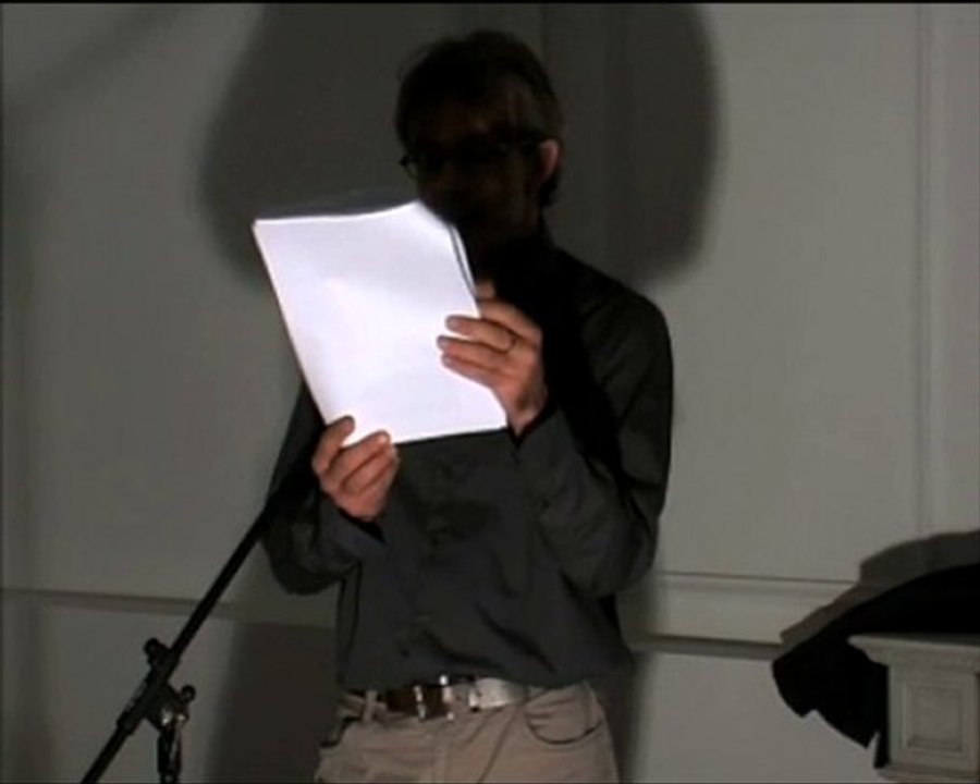 Éric Giraud, lecture de poésie au Musée Cantini