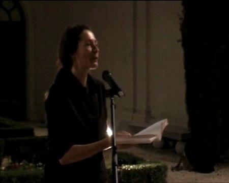 Florence Pazzottu, lecture de poésie au Musée Cantini