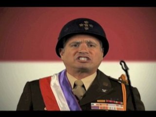 General Patton impersonator John Di Domenico