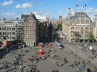 Amsterdam : vue place Dam