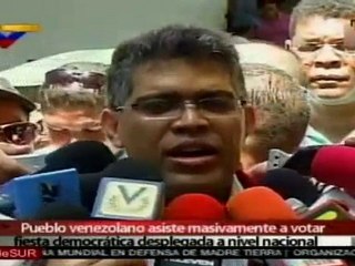 Jaua pide se respeten los resultados de las elecciones en Ve