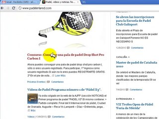 Concurso palas de padel.Drop shot Pro Carbon I