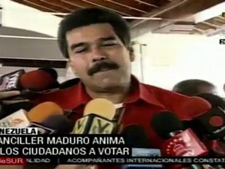 Maduro reporta alta participación de venezolanos en el exte
