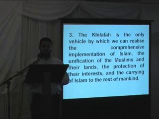 Khilafah Conference 2007 Australia: Conference Declaration