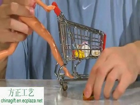 Mini Shopping Cart Desktop Organizer