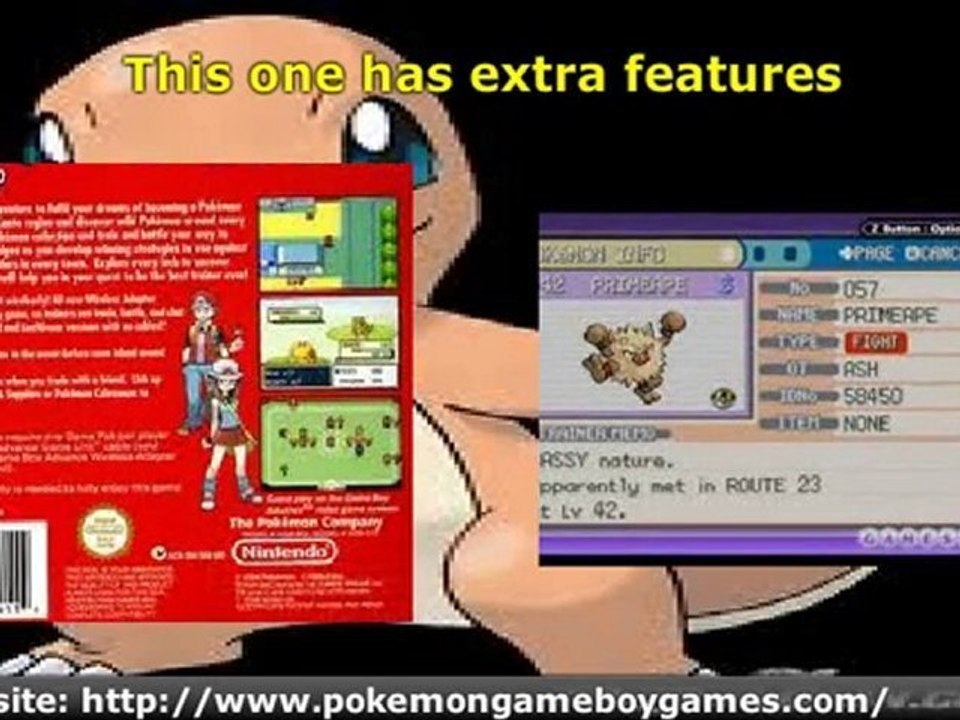 Gaming Information on Pokemon FireRed