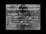 每日一句學英文- Don't count your chickens before they are hatched