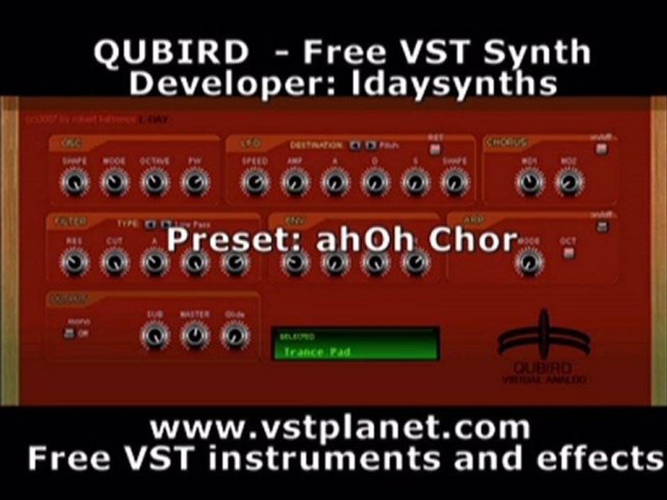 QUBIRD - Free VST synth