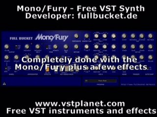 Mono/Fury - Free VST synth