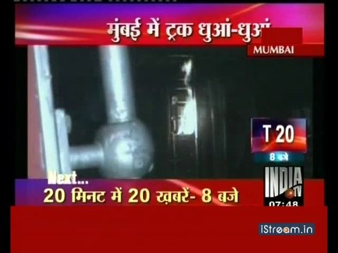 Truck catches fire in Navi Mumbai