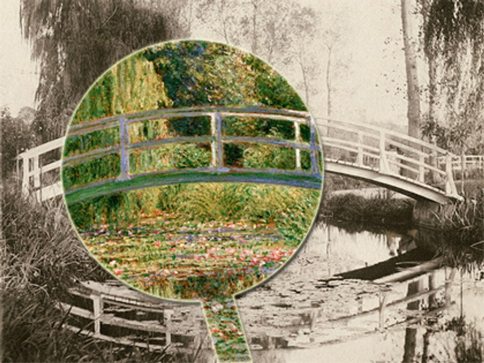 Une œuvre à la loupe : Les Bassins aux nymphéas de Monet